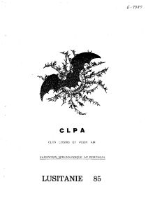 Capa de EXPEDITION SPELEOLOGIQUE AU PORTUGAL